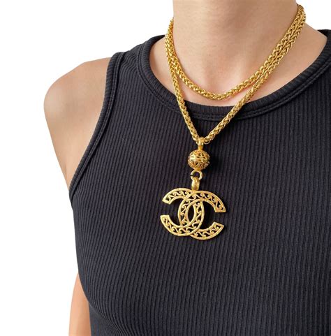 chanel leather necklace|chanel necklace online shop.